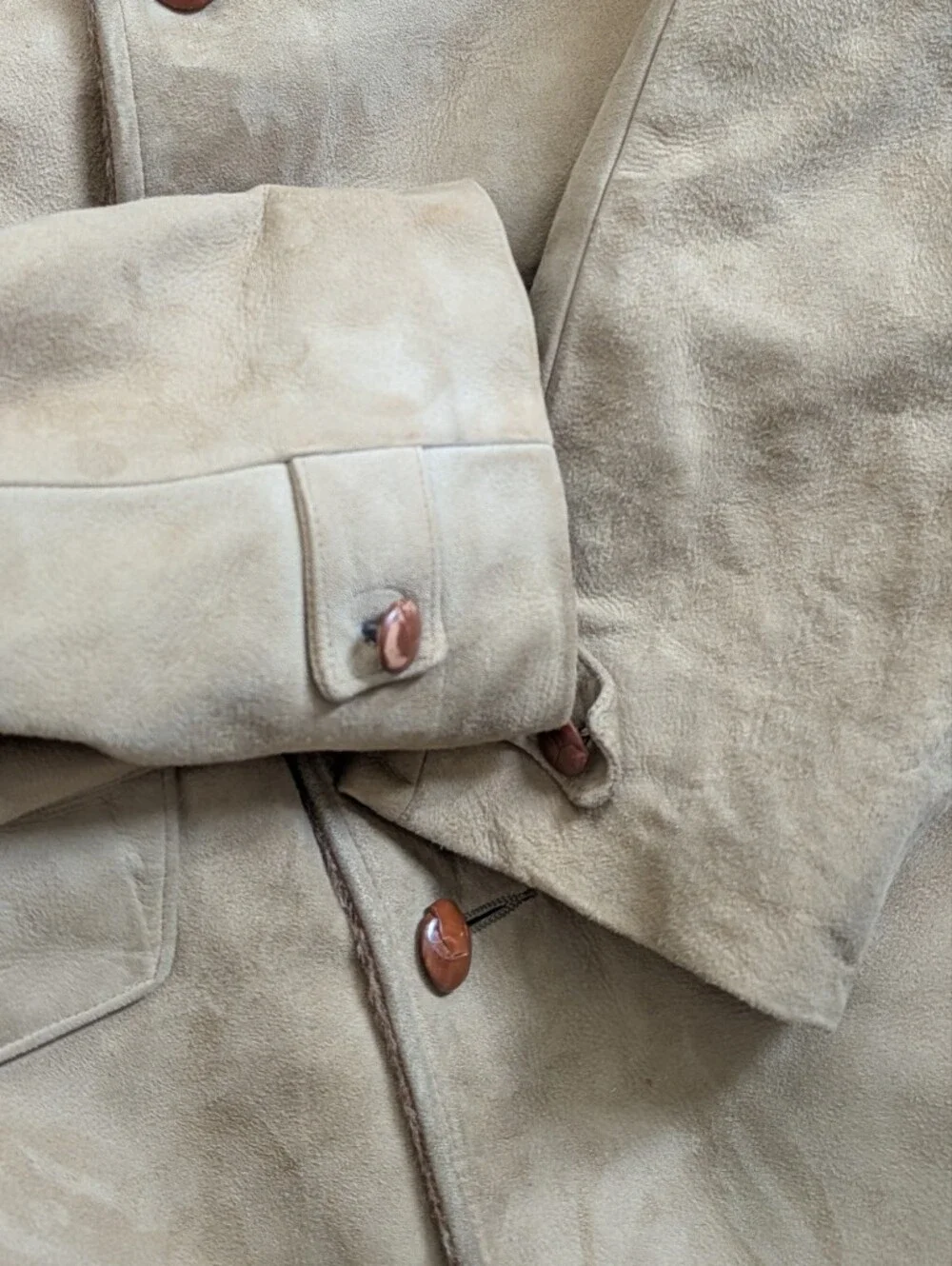 Lakeland Sportswear Mens Tan Brown Ramskin Rogue Leather Rancher Jacket Size 42